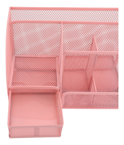 Juego De Portalápices, Malla Metálica, 7 Rejillas, Papelería
