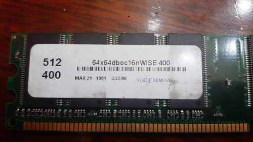 Par De Memorias De 512 Mb - Ddr 400 Mhz