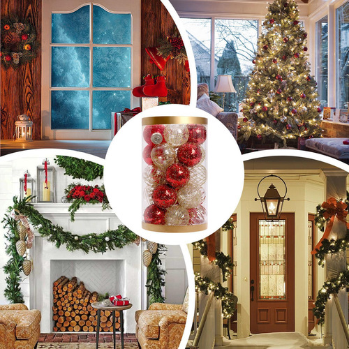 Adornos De Bolas Para Árbol De Adornos Navideños Ina