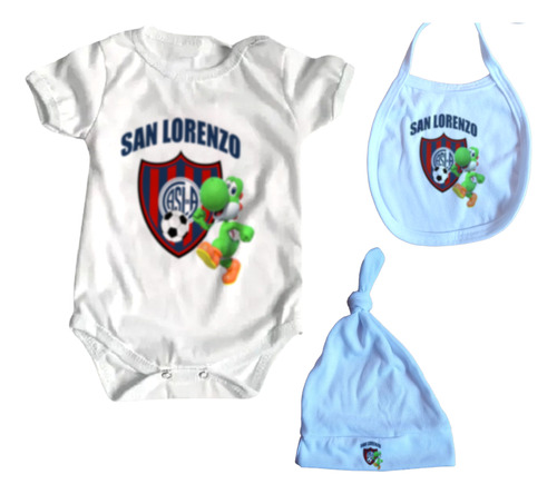 Ajuar Ropa Bebe X3 Prendas  San Lorenzo De Almagro