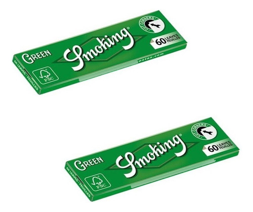  Rolling Papers Cueros Smoking - Combo 2 Cajitas 60 Hojas