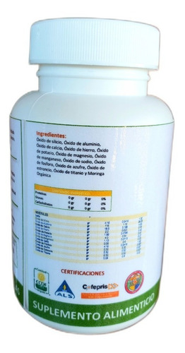 Zeolita Clinoptilolita Micronizada Y Moringa Orgánica