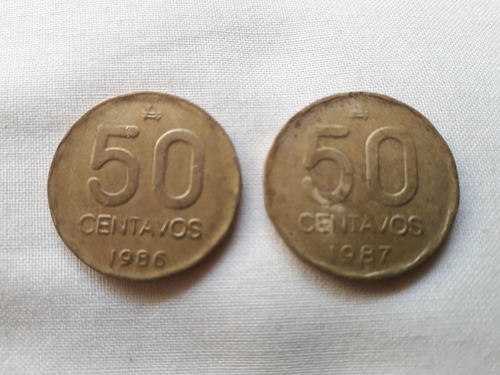 Argentina 50 Centavos De Austral 1985 1986 1987 Km#99 C/u