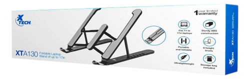 Base Para Laptop Xtech Hasta 17 Pulgadas Plegable Xta130