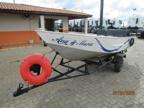 Barco - Motor Yamaha 25hp-carreta Documentada + Acessórios