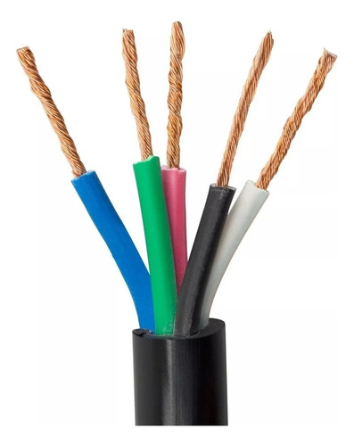 Cabo Pp 5x2,5mm² Flexível Multipolar Hepr 90°c 0,6/1 Kv 50m