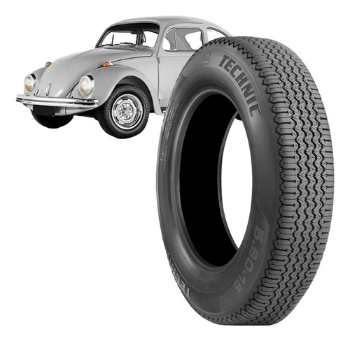 Pneu 5.60-15 Technic Aro 15 5.60-15 T-300 6 Lonas Vw Fusca P