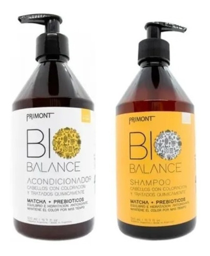 Shampoo + Acondicionador Pelo Teñido Y Dañado - Primont