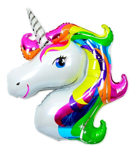 Globo Metalizado Unicornio Gigante 106cm