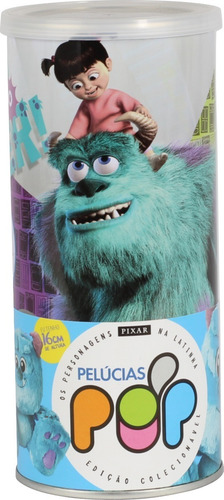 Imagem 4 de 4 de Pelúcia Lata Sulley 16cm Big Feet Monstros Pixar Pop Disney
