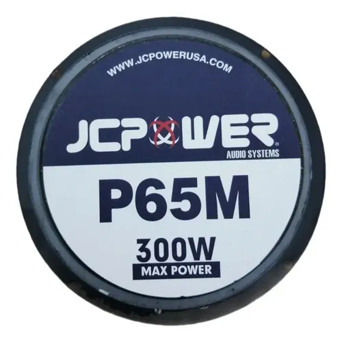 Jc Power Rps65m Medios Rangos 6.5 Pulgadas Jcpower P65m 600 Watts Serie Pro Color Negro ...