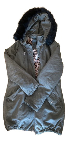 Campera Parka De Mujer Con Piel (ay Not Dead) (Usado)