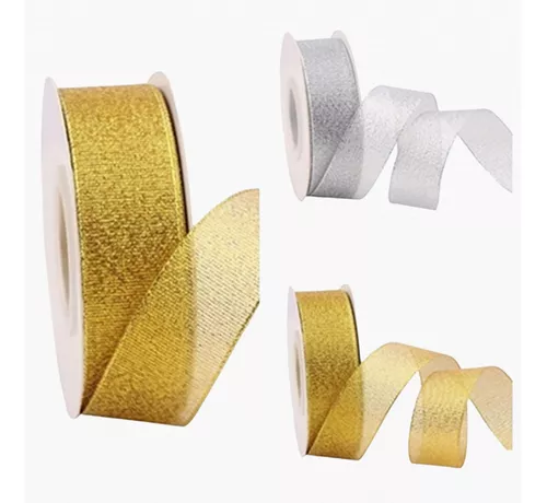 Rollo cinta tela yute 60mm x 10mtros dorado/natural