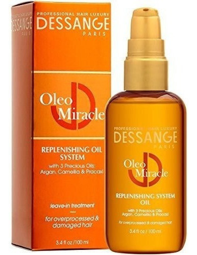 Dessange Aceite De Sistema De Reposicion De Milagro Oleo, 3.