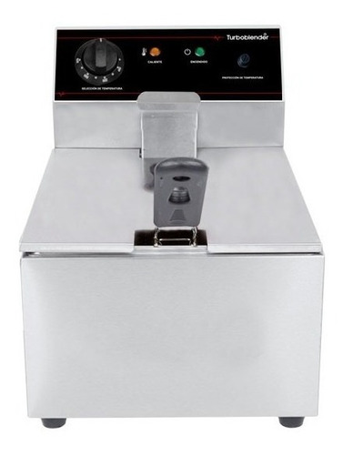 Freidora Eléctrica Comercial Turboblender 6 Litros Acero In.