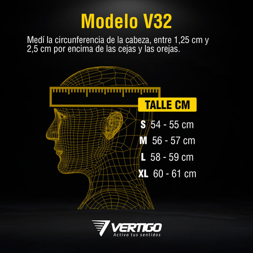 Casco Moto Vertigo Vintage Retro Full Face Gold Ed.gravedadx