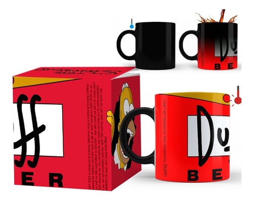 Taza Mágica(térmica) Cerveza Duff 