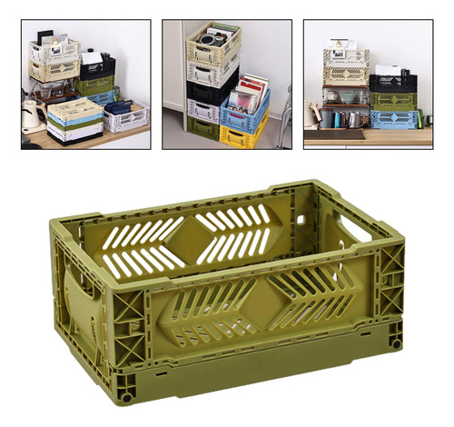 Caja De Almacenamiento, Organizador De Contenedores De Verde