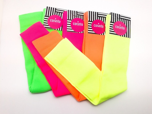 Media Bucaneras Surtidas Fluo Pack X24 5387 + Cuotas Corinto
