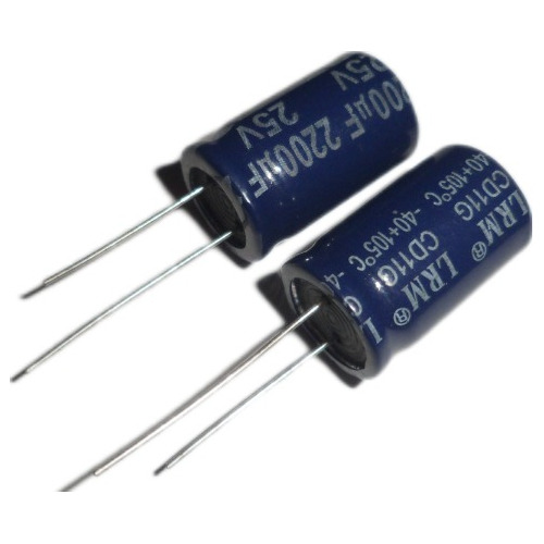 2200uf. 25v Gr105°c Capacitor Electrolítico Pack (30 Unds)