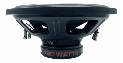 Subwoofer 12 Scandaltek St-sw121 250 Watts Rms Doble Bobina Color Negro