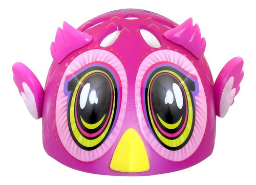 Casco Big Eyes Owl 3d Rosa Talla 1-3 48-52cm C-preme Talla Chico
