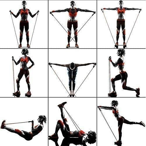Elastic Ropes For Resistance Exercises 11 Pieces