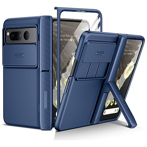 Funda Para Google Pixel Fold 5g 2023 Azul Grado Militar M-02