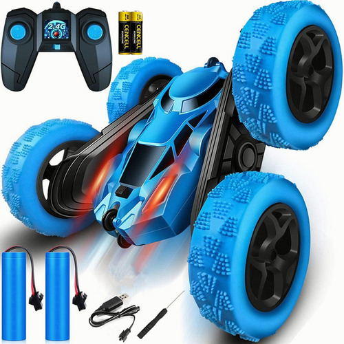 N Juguete Coche De Acrobacias 360° Doble Lado Control