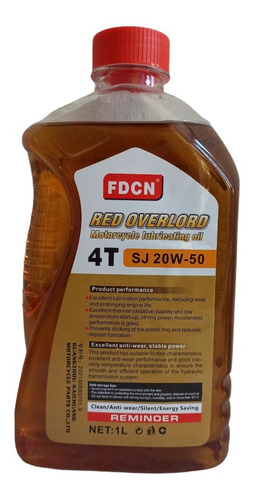 Aceite Fdcn 20w50 4t, Horse; Speed; Bera Sbr; Hj Cool