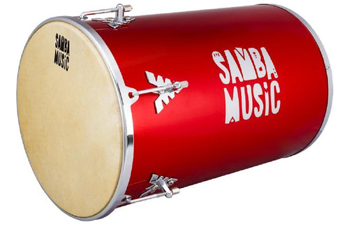 Rebolo (tantã) Phx Samba Music 50cm X 12pol Vermelho Animal