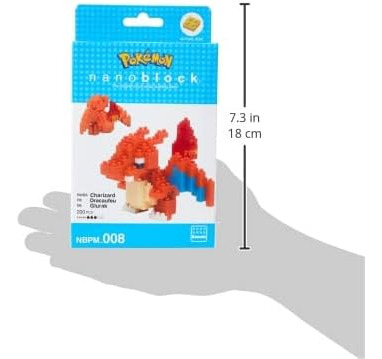 Nanoblock - Pokémon - Charizard, Kit De Construcción De La S