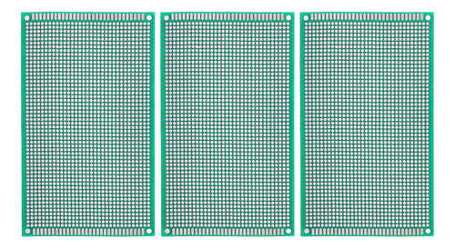 Double Sided Spray Tin Circuit Board 3pcs 9x15 Universal