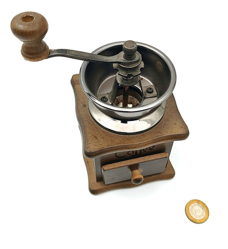 Molinillo De Cafe Vintage Moledor Ceramico - Cocina Marrón (Usado)