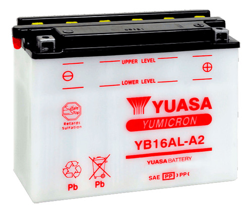 Batería Moto Yuasa Yb16al-a2 Ducati 996 Sps 99/00