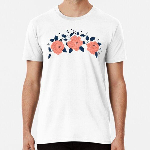 Remera Lindo Diseño De Flores Algodon Premium