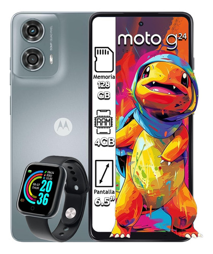 Celular Motorola Moto G24 Dual Sim 128gb 4gb Ram + Kit