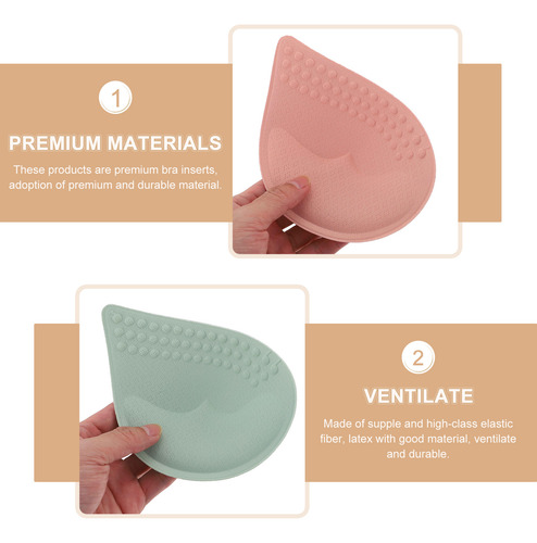 2 Pares De Almohadillas Para Mujer, Almohadillas De Látex, Ú