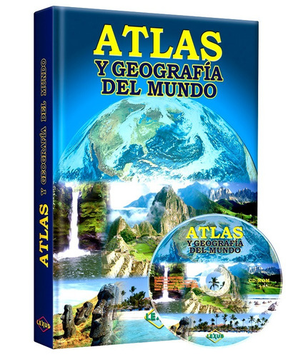 Libro Atlas Y Geografía Del Mundo + Cd Nuevo Original