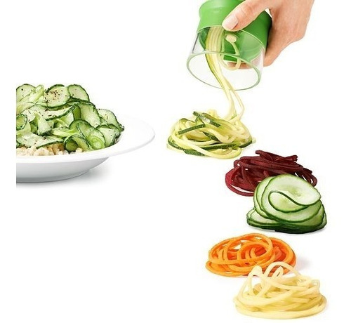 Imagen 1 de 8 de Espiralizador Vegetales Oxo Cinta Tirabuzon Palermo O Centro