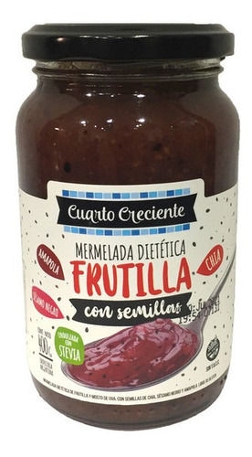 Mermelada Frutilla Con Stevia Y Semillas 3un X400g