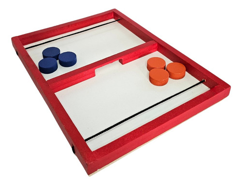 Juego Mini Tejo De Mesa De Madera Sling Puck - Maderplast