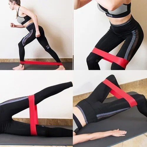 Imagem 5 de 10 de Kit 5 Faixas Elásticas Thera Band Com 5 Níveis Fisioterapia