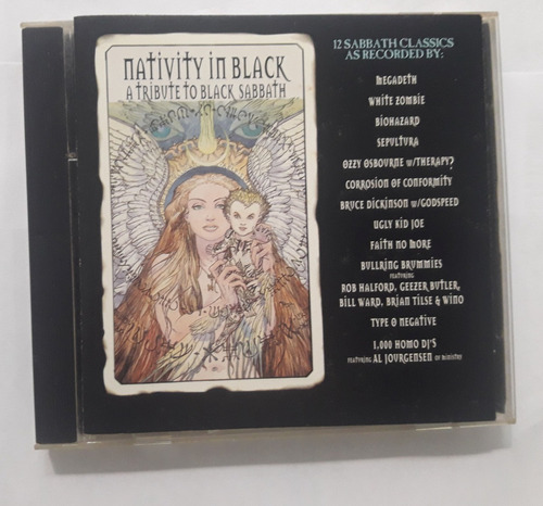 Cd (vg+) Nativity In Black A Tribute To Black Sabbath Ed Us