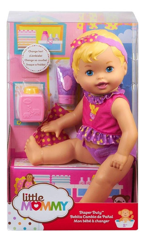 Boneca Little Mommy Primeiro Bebe Fraldinha - Mattel X4588