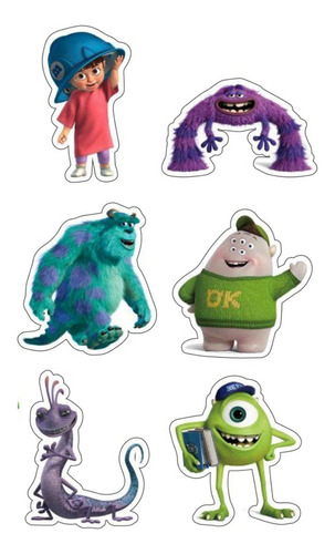 Kit Figuras De Coroplast Personalizado Monsters Inc
