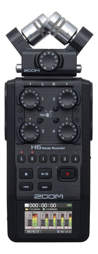 Zoom H6 Grabador Digital Portátil De 6 Canales Color Black