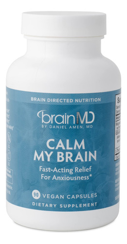 Dr Amen Brainmd Calm My Brain - 90 Capsulas Veganas - Formul