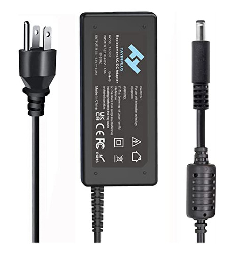 19.5v 3,34a Adaptador Ac De Carga Portátil 65w Compatible Co