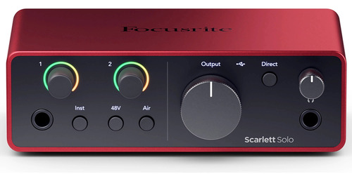 Focusrite Scarlett Solo 4ta Gen Interfaz De Audio Usb-c